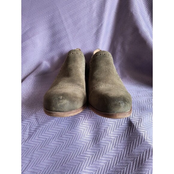 Korks by Kork Gertrude Green Suede Slip-On Shoes - Women’s Size 10M - Picture 5 of 10